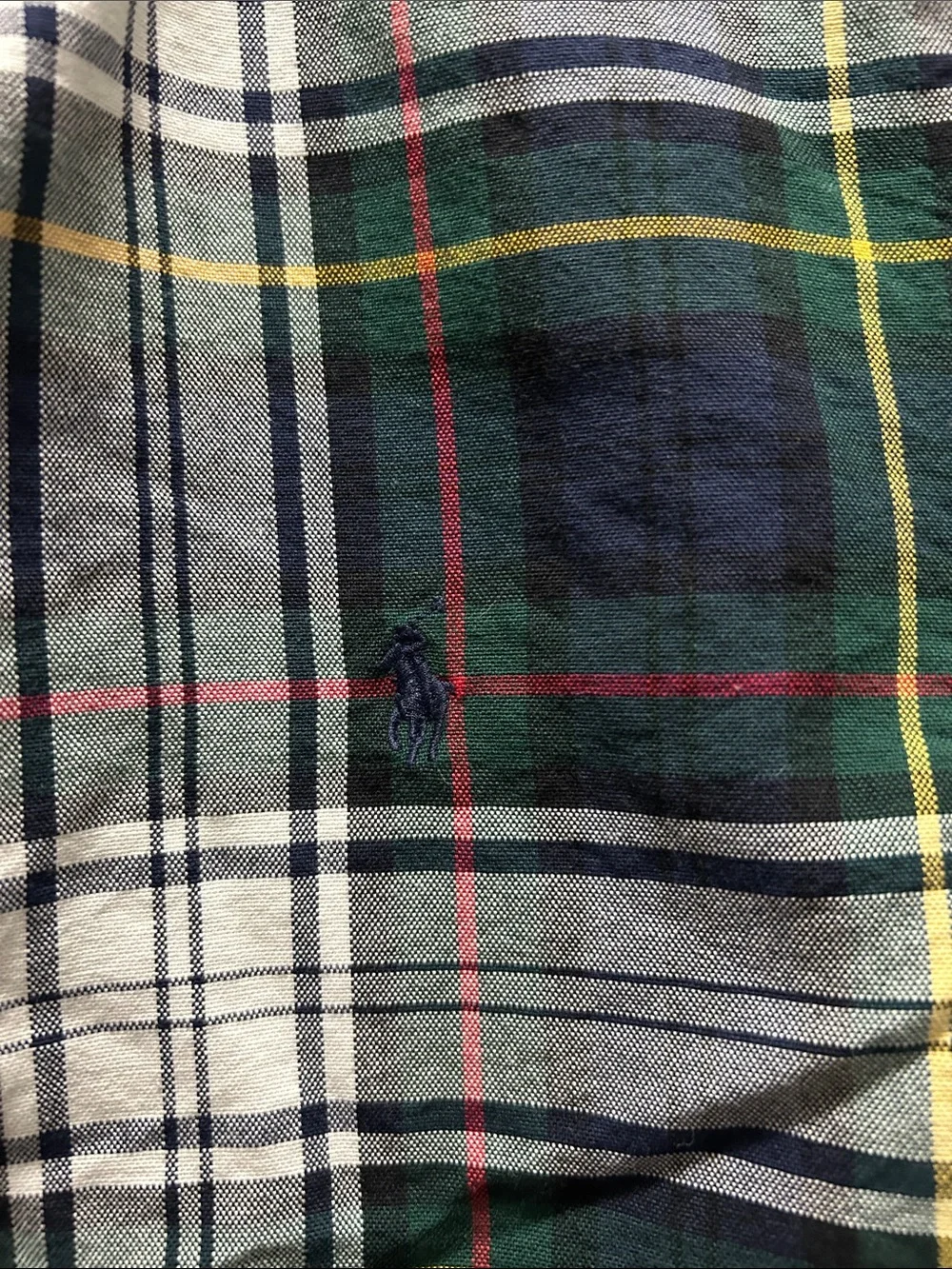 Boys Polo by Ralph Lauren Multicolor Patchwork Plaid Button-Down Shirt